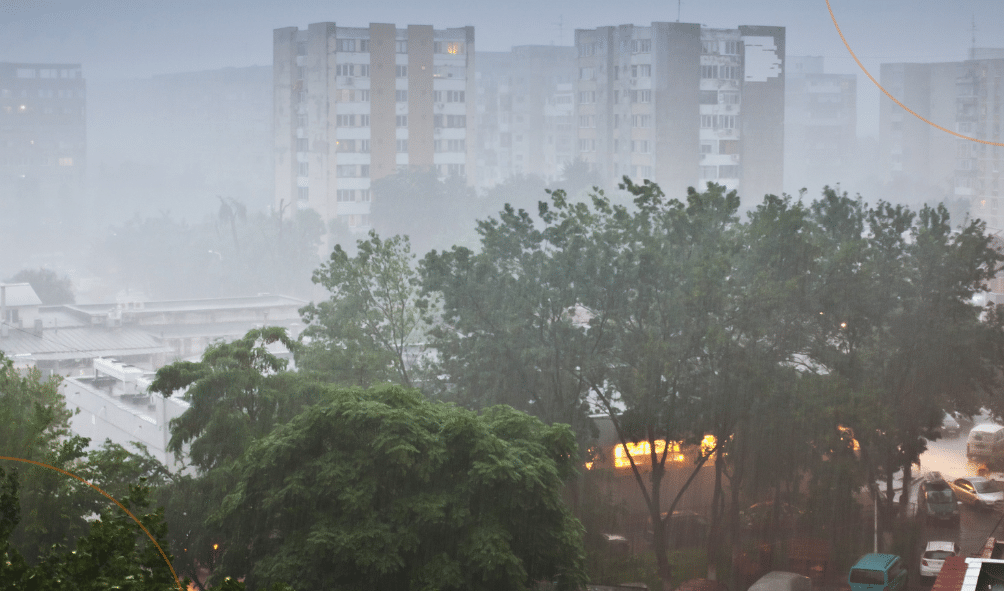 chuva na cidade